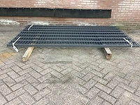 Heras dubbelstaafs 8/6/8 antraciet hekwerk (4x) - afbeelding 2 van  8
