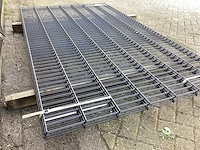 Heras dubbelstaafs 8/6/8 antraciet hekwerk (4x) - afbeelding 6 van  8