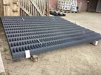Heras dubbelstaafs 8/6/8 antraciet hekwerk (8x) - afbeelding 1 van  7