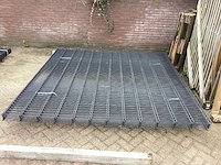 Heras dubbelstaafs 8/6/8 antraciet hekwerk (8x) - afbeelding 3 van  7
