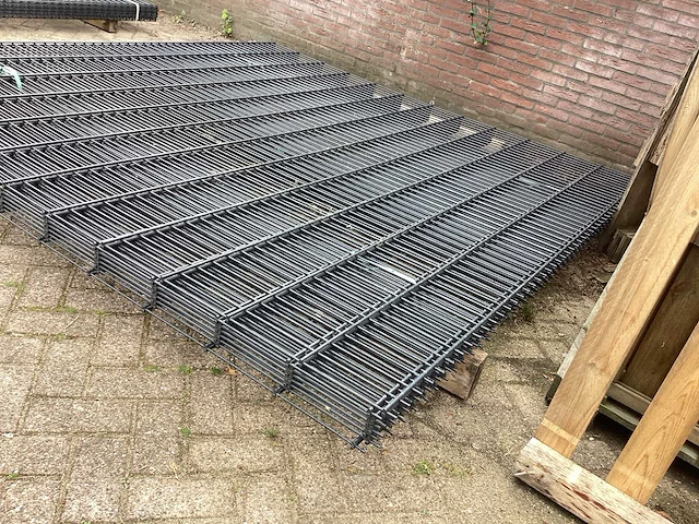 Heras dubbelstaafs 8/6/8 antraciet hekwerk (8x) - afbeelding 4 van  7
