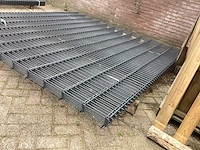 Heras dubbelstaafs 8/6/8 antraciet hekwerk (8x) - afbeelding 4 van  7
