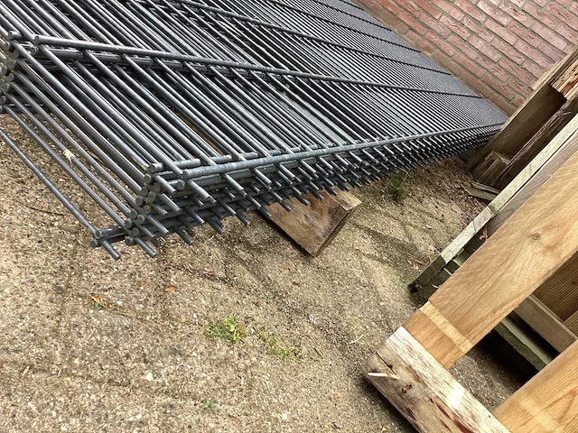 Heras dubbelstaafs 8/6/8 antraciet hekwerk (8x) - afbeelding 5 van  7