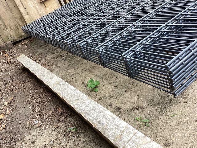 Heras dubbelstaafs 8/6/8 antraciet hekwerk (8x) - afbeelding 6 van  7