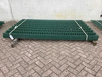 Heras dubbelstaafs 8/6/8 groen hekwerk (11x) - afbeelding 2 van  8