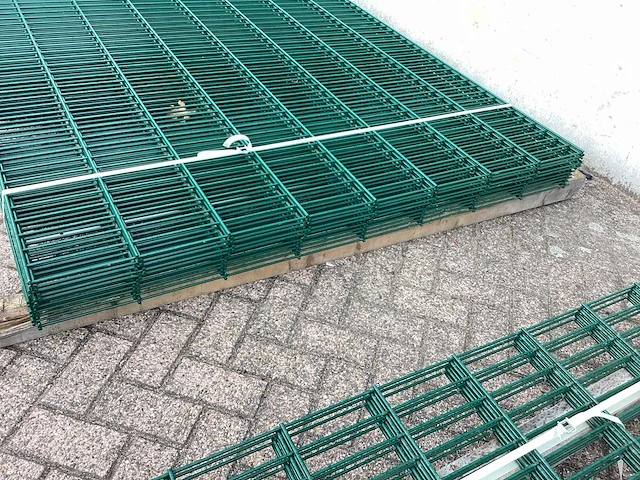 Heras dubbelstaafs 8/6/8 groen hekwerk (11x) - afbeelding 4 van  8