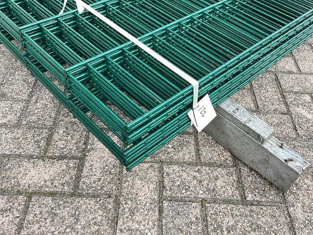 Heras dubbelstaafs 8/6/8 groen hekwerk (11x) - afbeelding 8 van  8