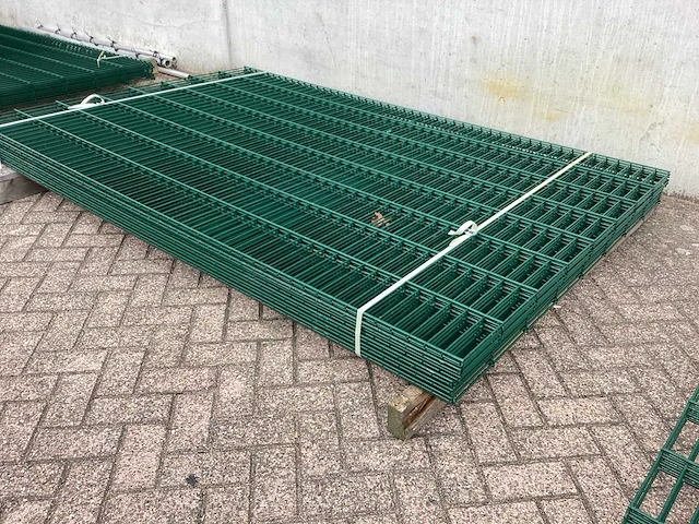 Heras dubbelstaafs 8/6/8 groen hekwerk (11x) - afbeelding 3 van  8