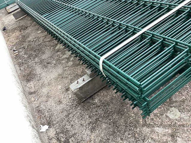 Heras dubbelstaafs 8/6/8 groen hekwerk (11x) - afbeelding 6 van  8