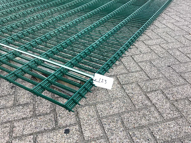 Heras dubbelstaafs 8/6/8 groen hekwerk (3x) - afbeelding 7 van  7