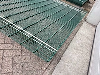 Heras dubbelstaafs 8/6/8 groen hekwerk (3x) - afbeelding 4 van  7