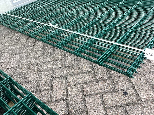 Heras dubbelstaafs 8/6/8 groen hekwerk (3x) - afbeelding 6 van  7