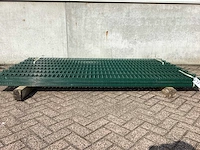 Heras dubbelstaafs 8/6/8 groen hekwerk (9x) - afbeelding 2 van  7