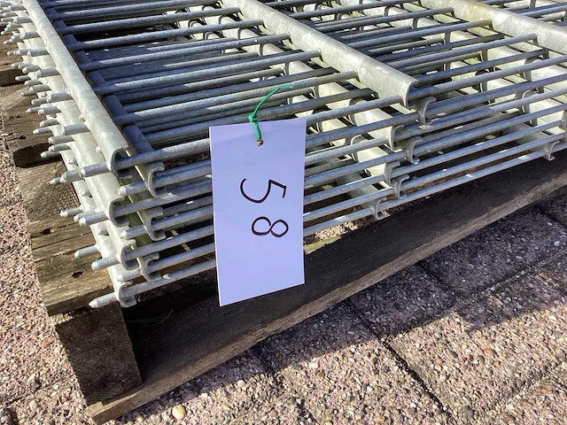 Heras hekwerk enkelstaafs 300cm hoog (7x) - afbeelding 2 van  10