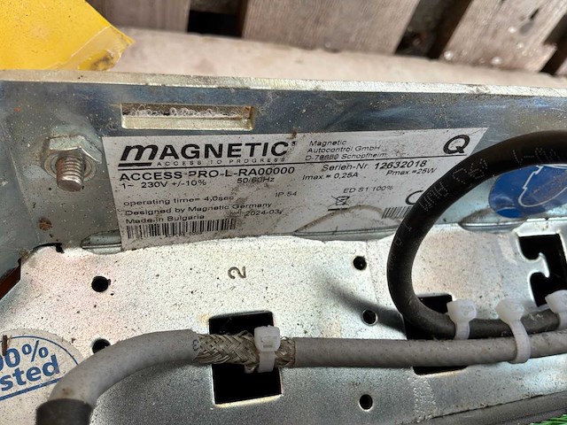 Heras magnetic mhtm microdrive access xl2 slagboominstallatie - afbeelding 6 van  11