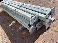 Heras palen met voetplaat 115cm gegalvaniseerd (14x) - afbeelding 7 van  10