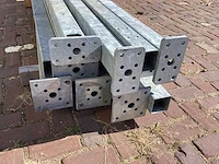 Heras palen met voetplaat 115cm gegalvaniseerd (14x) - afbeelding 8 van  10