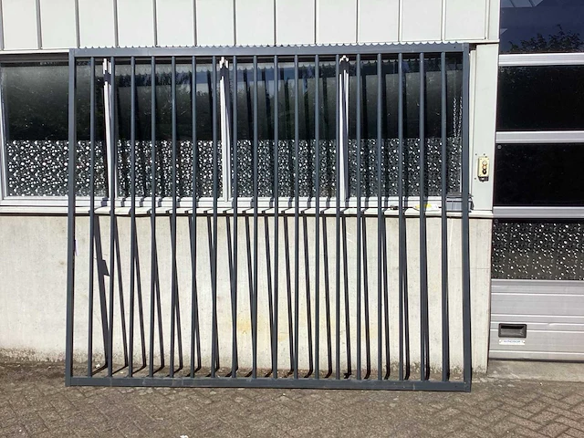 Heras poort 200x250cm antraciet gepoedercoat - afbeelding 2 van  5