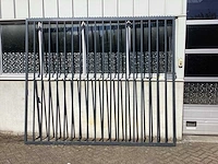 Heras poort 200x250cm antraciet gepoedercoat - afbeelding 2 van  5