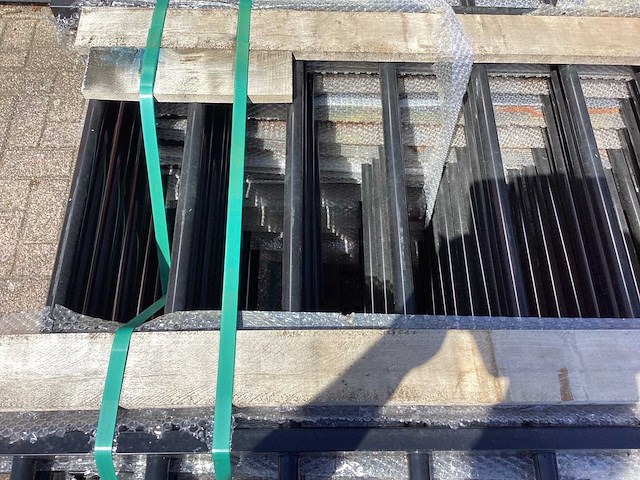 Heras spijlenhek 94cm hoog, antraciet (11x) - afbeelding 4 van  22