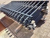 Heras spijlenhek 94cm hoog, antraciet (11x) - afbeelding 11 van  22