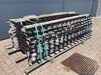 Heras spijlenhek 94cm hoog, antraciet (11x) - afbeelding 1 van  22