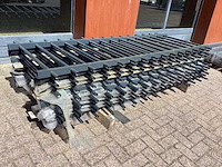 Heras spijlenhek 94cm hoog, antraciet (11x) - afbeelding 6 van  22