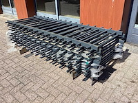 Heras spijlenhek 94cm hoog, antraciet (11x) - afbeelding 8 van  22