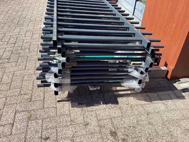 Heras spijlenhek 94cm hoog, antraciet (11x) - afbeelding 9 van  22