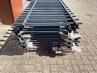 Heras spijlenhek 94cm hoog, antraciet (11x) - afbeelding 13 van  22