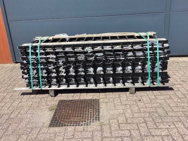 Heras spijlenhek 94cm hoog, antraciet (11x) - afbeelding 12 van  22