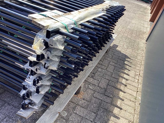 Heras spijlenhek 94cm hoog, antraciet (11x) - afbeelding 18 van  22
