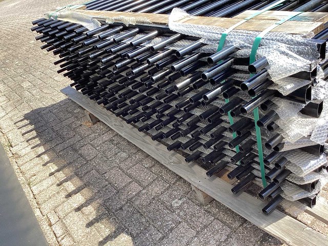 Heras spijlenhek 94cm hoog, antraciet (11x) - afbeelding 19 van  22