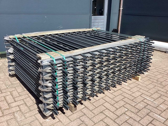 Heras spijlenhek antraciet (11x) - afbeelding 1 van  19