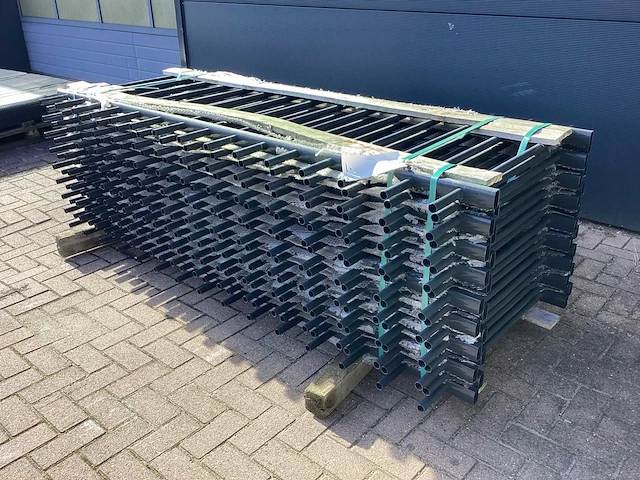 Heras spijlenhek antraciet (17x) - afbeelding 3 van  9
