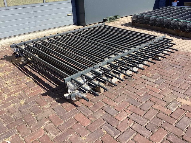 Heras spijlenhek antraciet (4x) - afbeelding 1 van  7