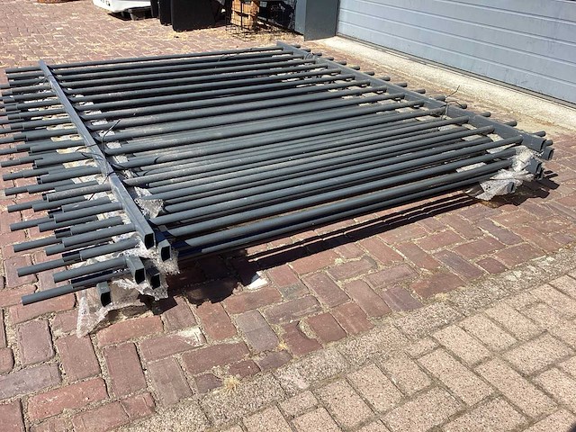Heras spijlenhek antraciet (4x) - afbeelding 4 van  7