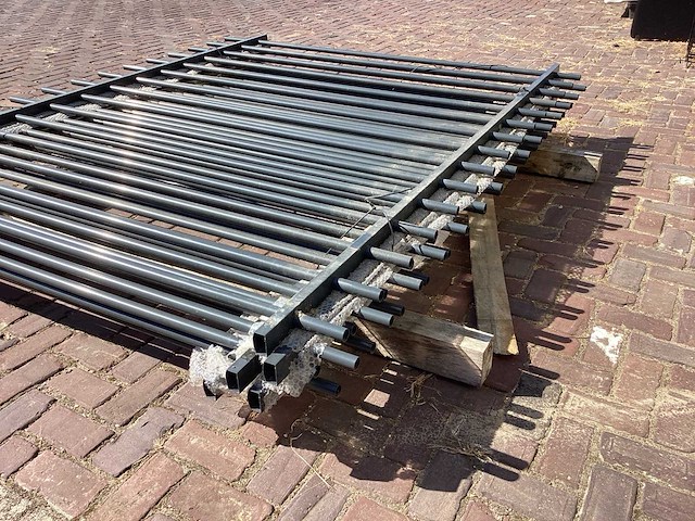 Heras spijlenhek antraciet (4x) - afbeelding 5 van  7
