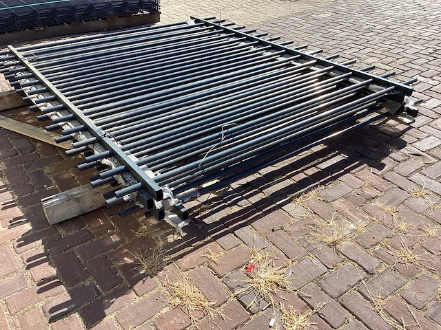 Heras spijlenhek antraciet (4x) - afbeelding 6 van  7