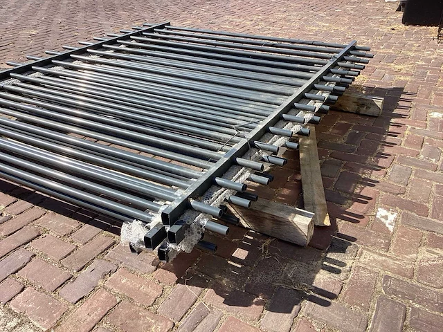 Heras spijlenhek antraciet (4x) - afbeelding 5 van  7