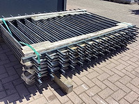 Heras spijlenhek antraciet (8x)