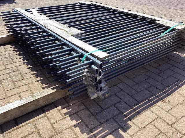Heras spijlenhek antraciet (8x) - afbeelding 6 van  10