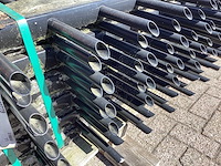 Heras spijlenhek zwart (11x) - afbeelding 2 van  11