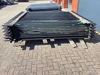 Heras spijlenhek zwart (11x) - afbeelding 6 van  11