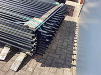 Heras spijlenhek zwart (11x) - afbeelding 7 van  11