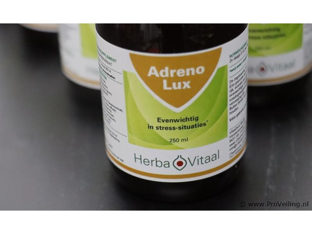Herba vitaal adreno lux - 10 flessen á 250ml - afbeelding 2 van  4