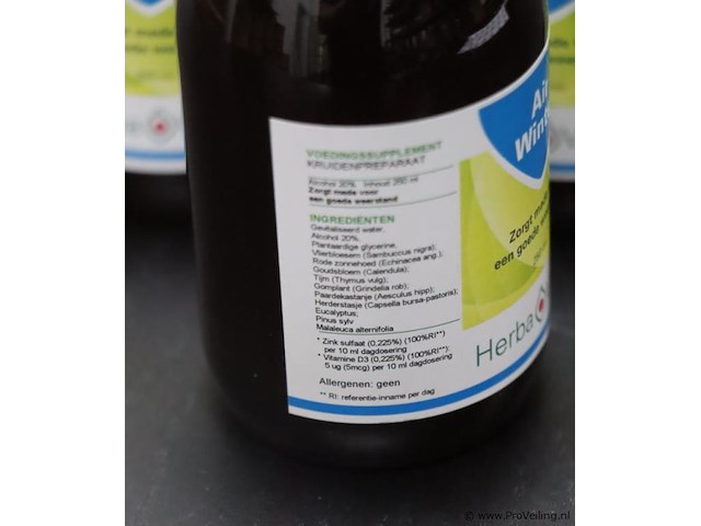 Herba vitaal air winter - 10 flessen á 250ml - afbeelding 3 van  4