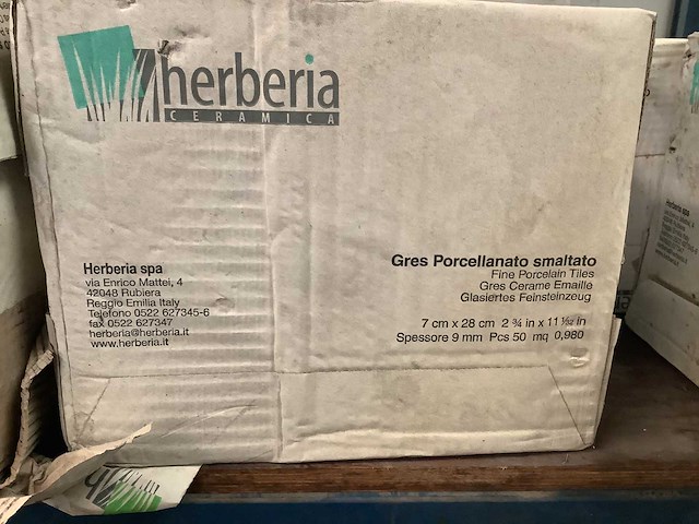 Herberia - keramische wandtegel - afbeelding 2 van  3
