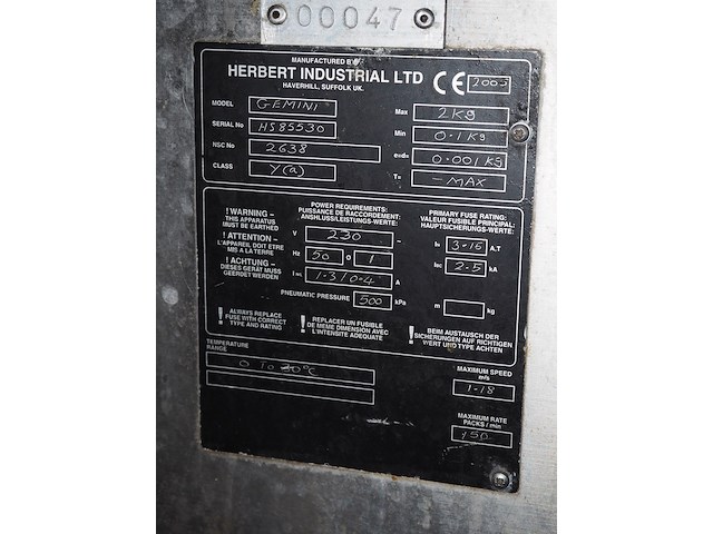 Herbert industrial ltd - afbeelding 5 van  13