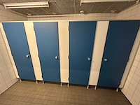 Herbokern - 4-deurs sanitaire cabine hpl - afbeelding 2 van  4